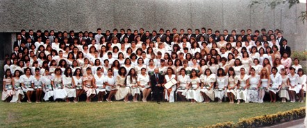 Generación 86-90 con el Presidente Salinas de Gortari