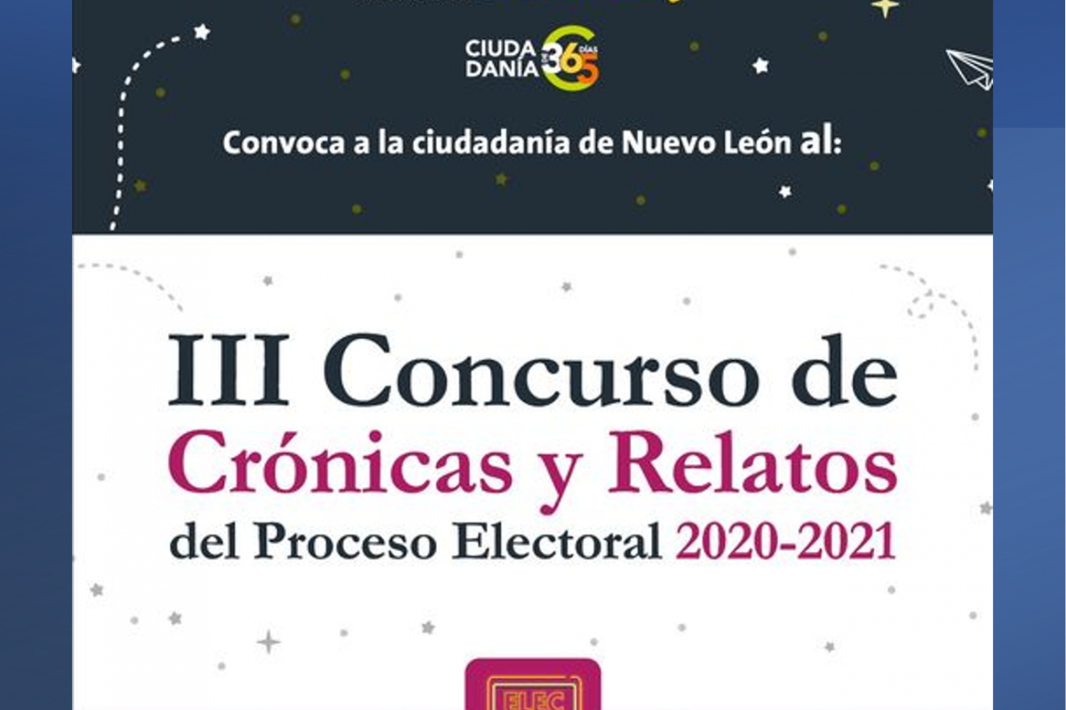 III Concurso de Crónicas y Relatos del Proceso Electoral 2020-2021