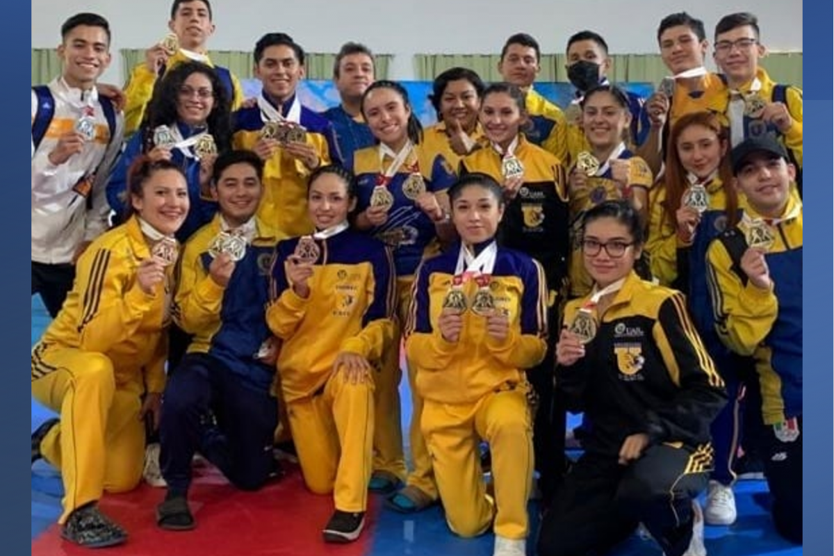 Tigres ganan en el Campeonato Nacional Universitario de Karate