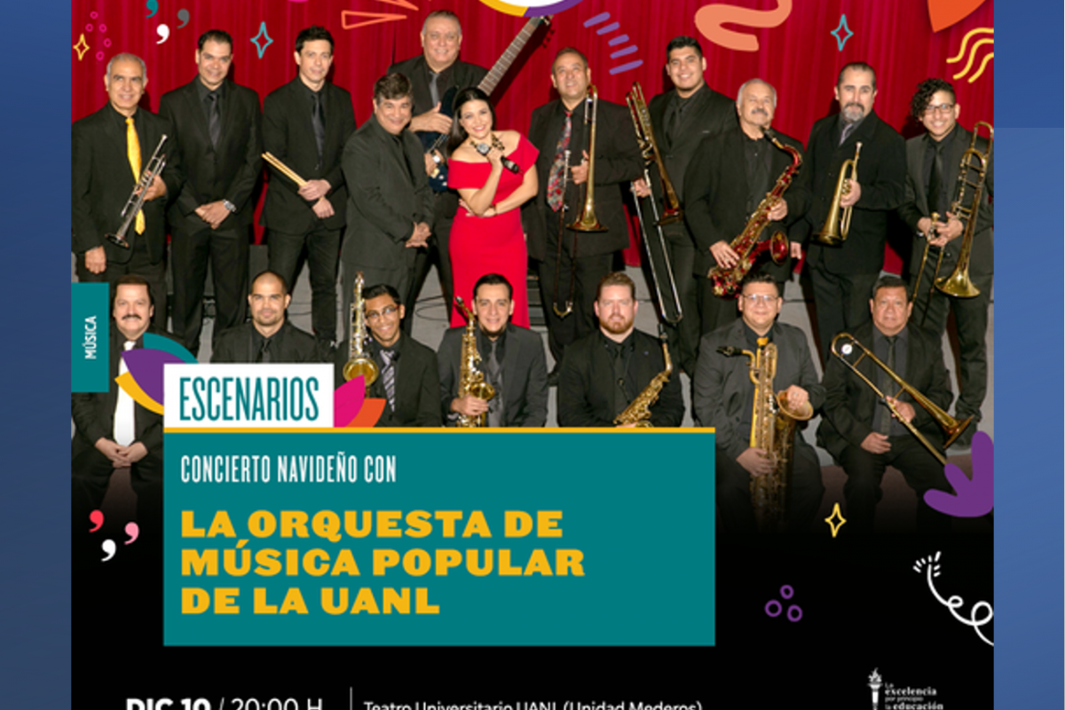 Concierto Navideño. Orquesta de música popular, UANL.