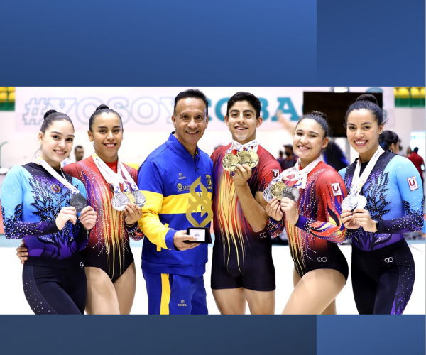 Seis medallas en Gimnasia Aeróbica para la UANL en UACJ 2022