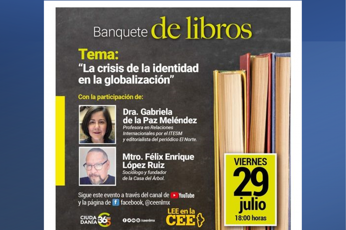 CEE NL. Banquete de libros. Conferencia “La Crisis de la identidad en la globalización”