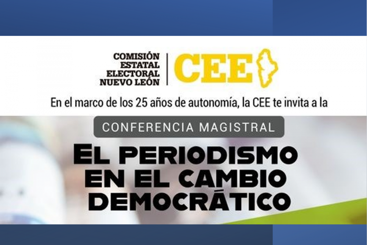 Conferencia “El Periodismo en el cambio democrático”