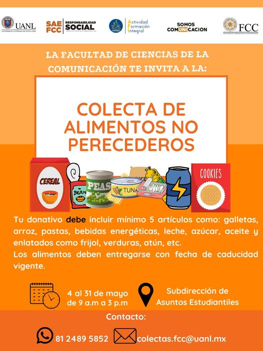 Colecta de alimentos no perecederos