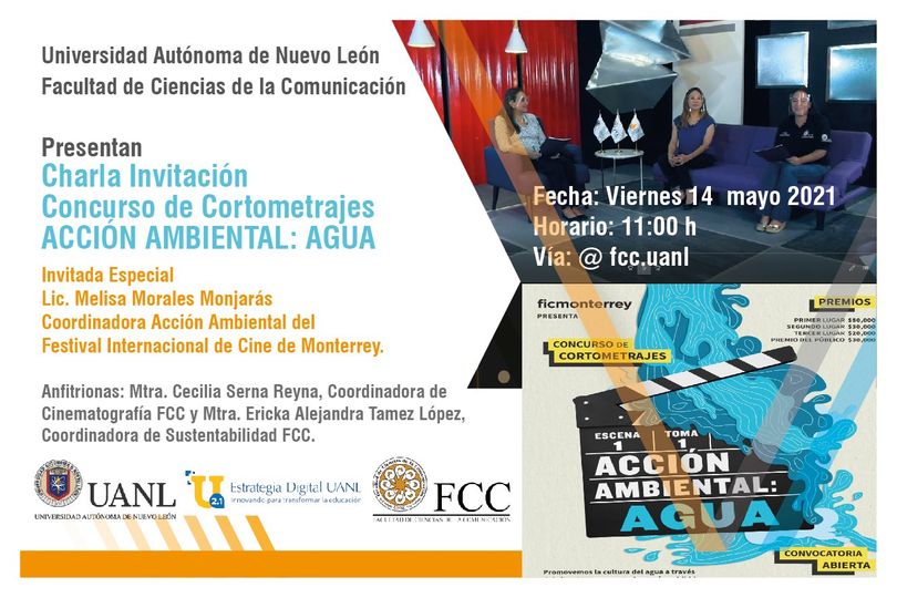 Charla sobre “Concurso de Cortometrajes Acción Ambiental: Agua”