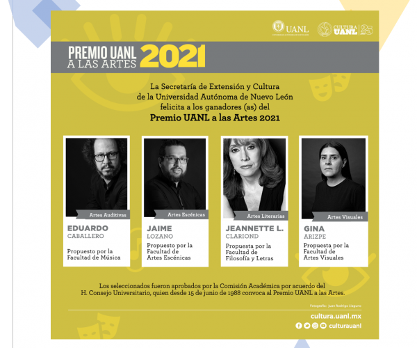 Premio UANL a las Artes 2021