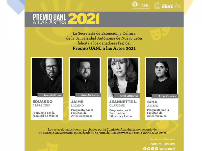 Premio UANL a las Artes 2021