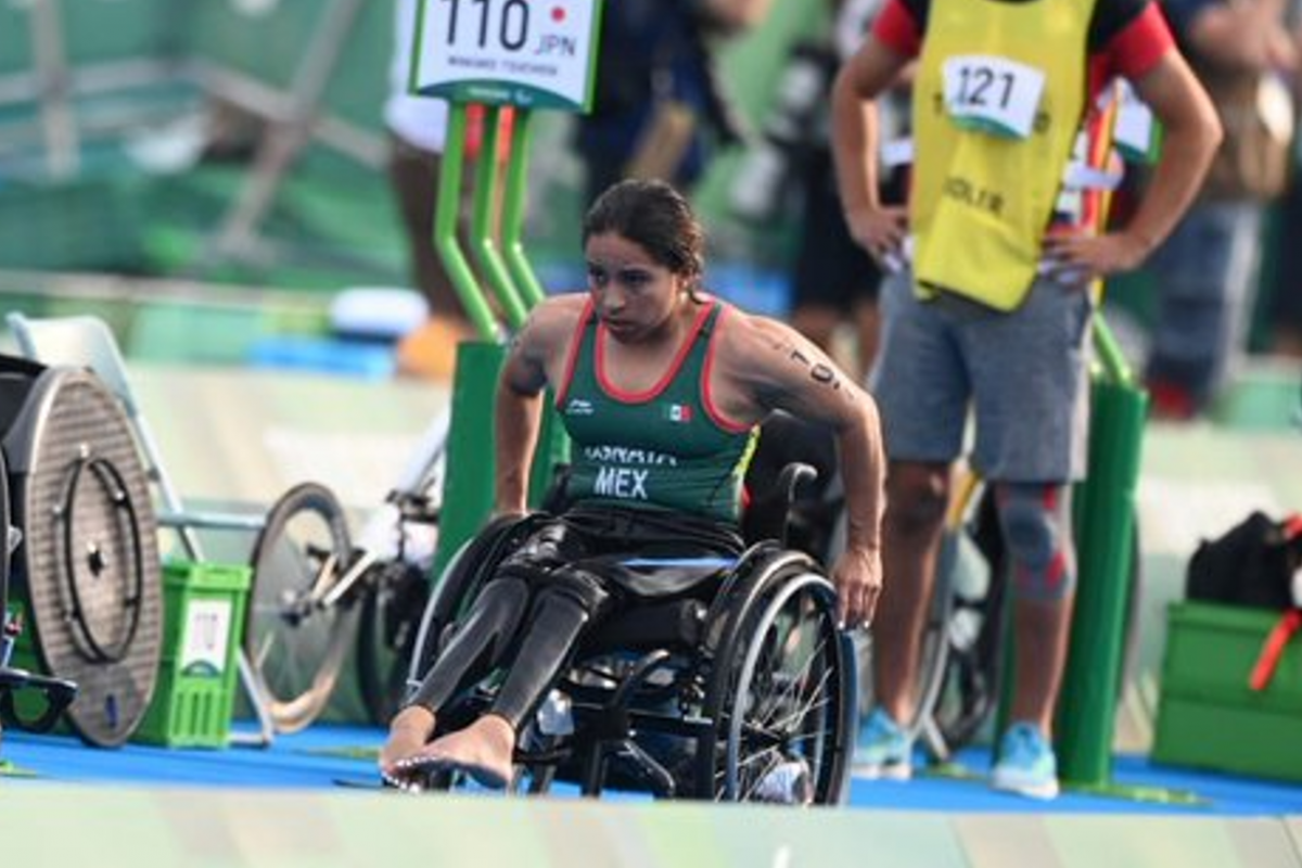 Brenda Osnaya Álvarez, primera mujer mexicana en participar en la competencia denominada PTWC-H1 Triatlón en Juegos Paralímpicos