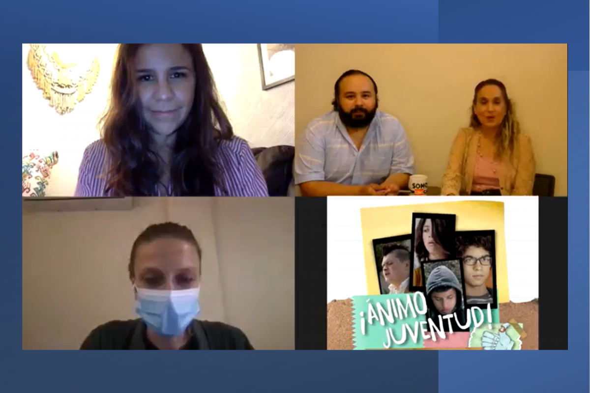Conversatorio con Yadira Aedo y Marion D ´Ornano, productoras de ¡Ánimo Juventud!