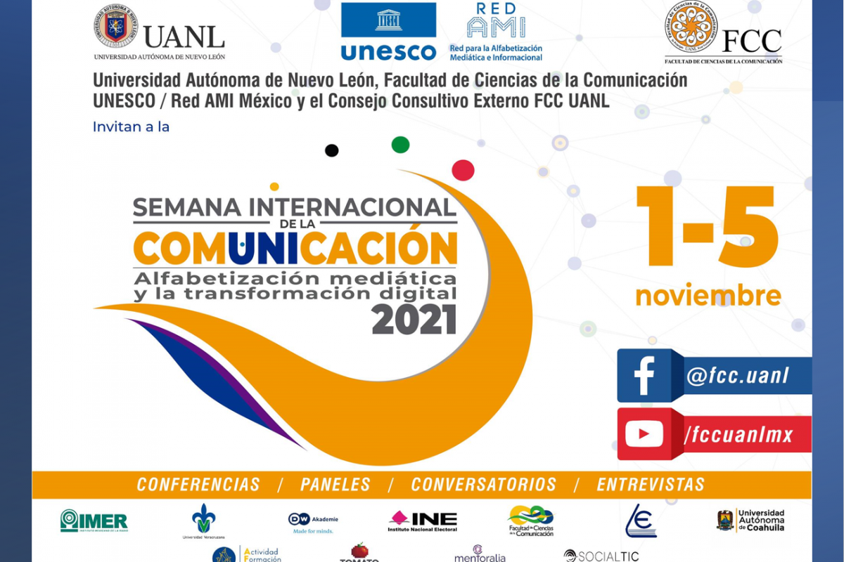 Semana Internacional de la Comunicación: alfabetización mediática y la transformación digital 2021