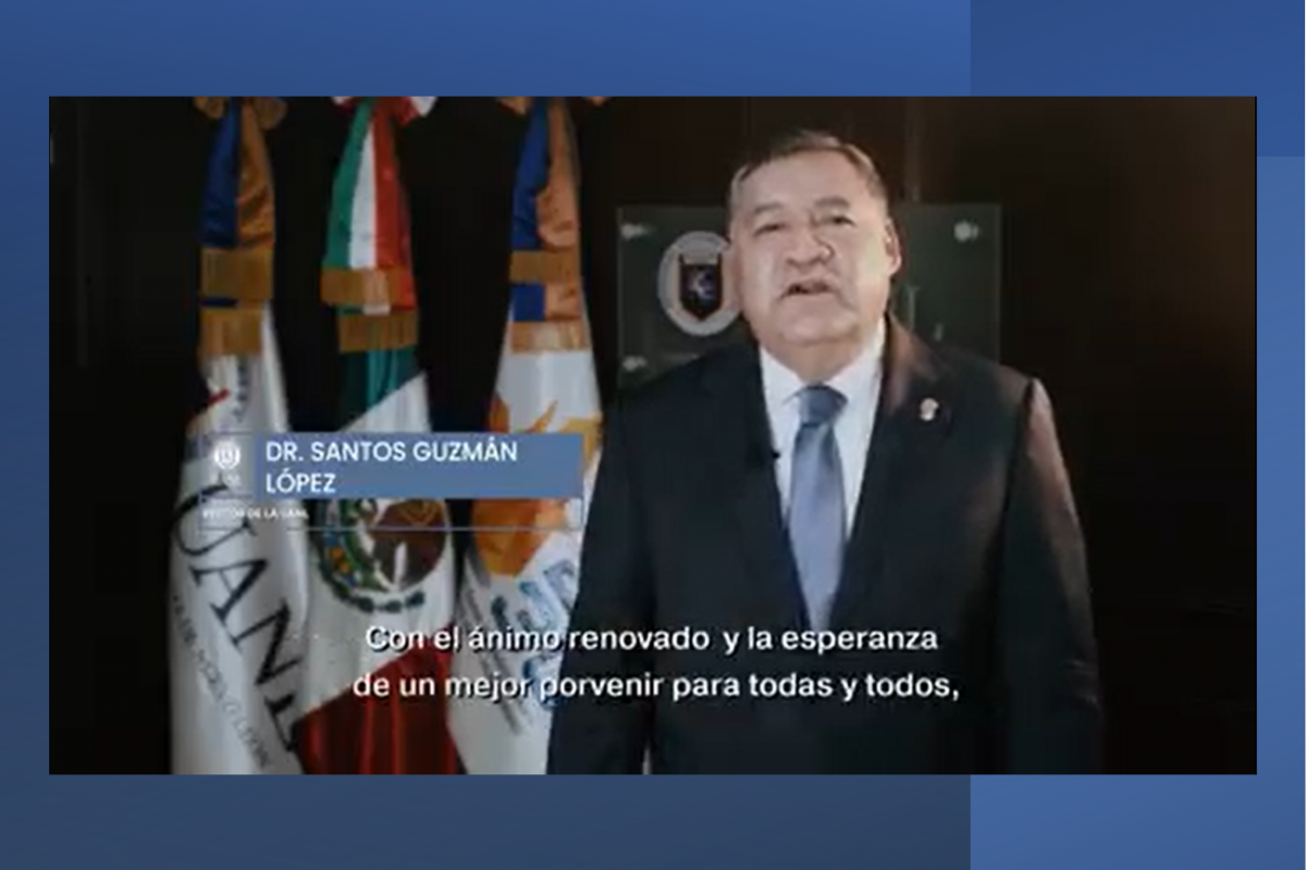 Bienvenida. Santos Guzmán López, Rector UANL