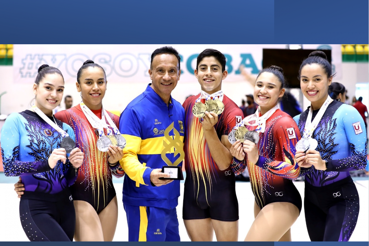 Seis medallas en Gimnasia Aeróbica para la UANL en UACJ 2022