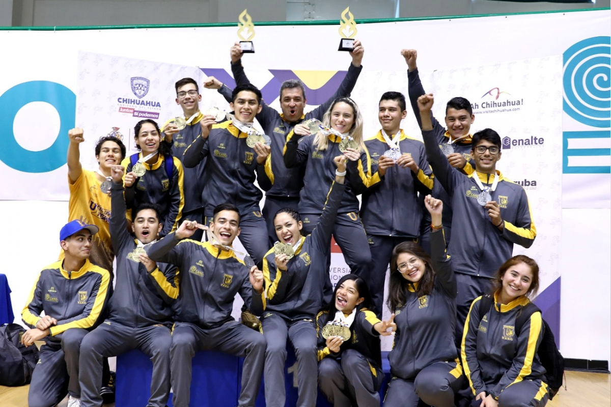 Karate de la UANL, campeón nacional, en ambas ramas, en la Universiada Nacional 2022