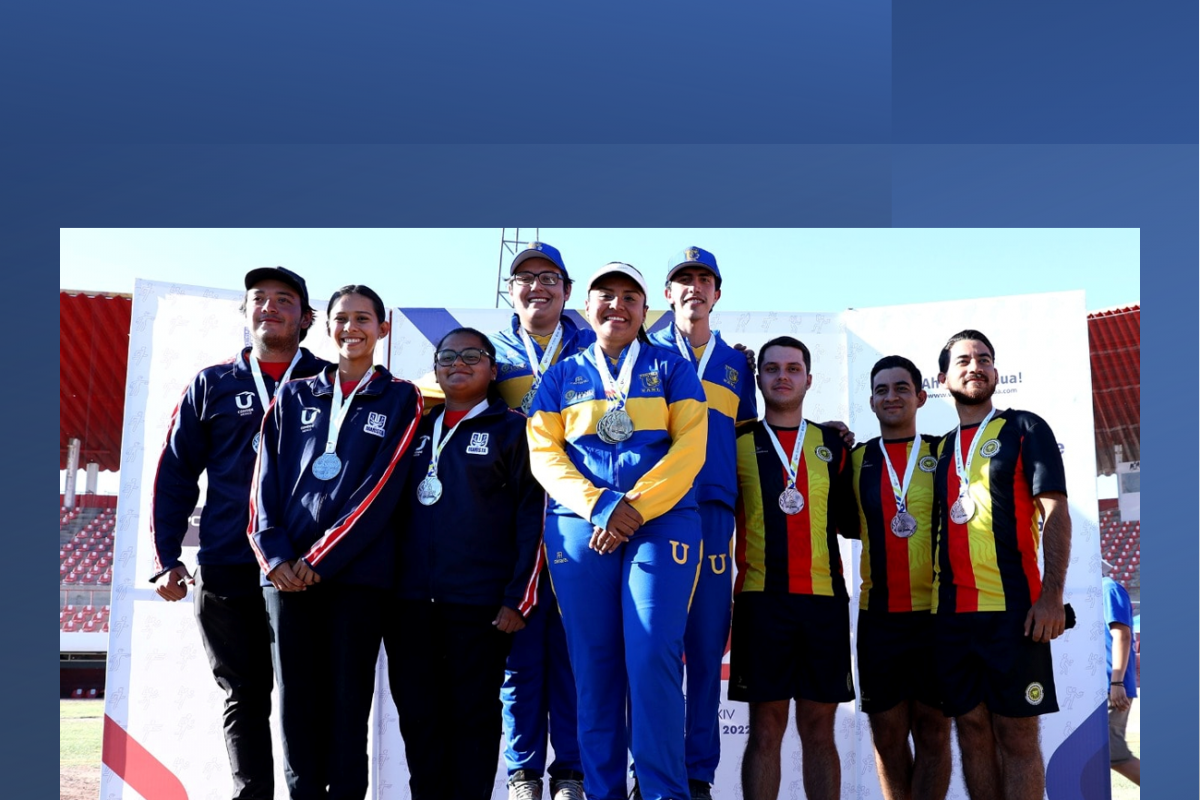 Oro y Bronce para la UANL en Tiro con Arco UACJ 2022