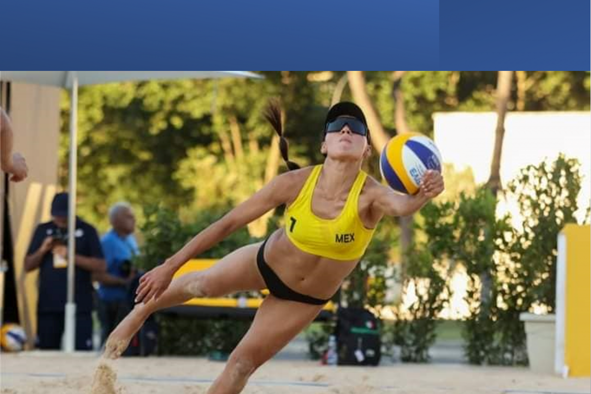 Alumnos de la UANL en el Campeonato Mundial de Voleibol de playa