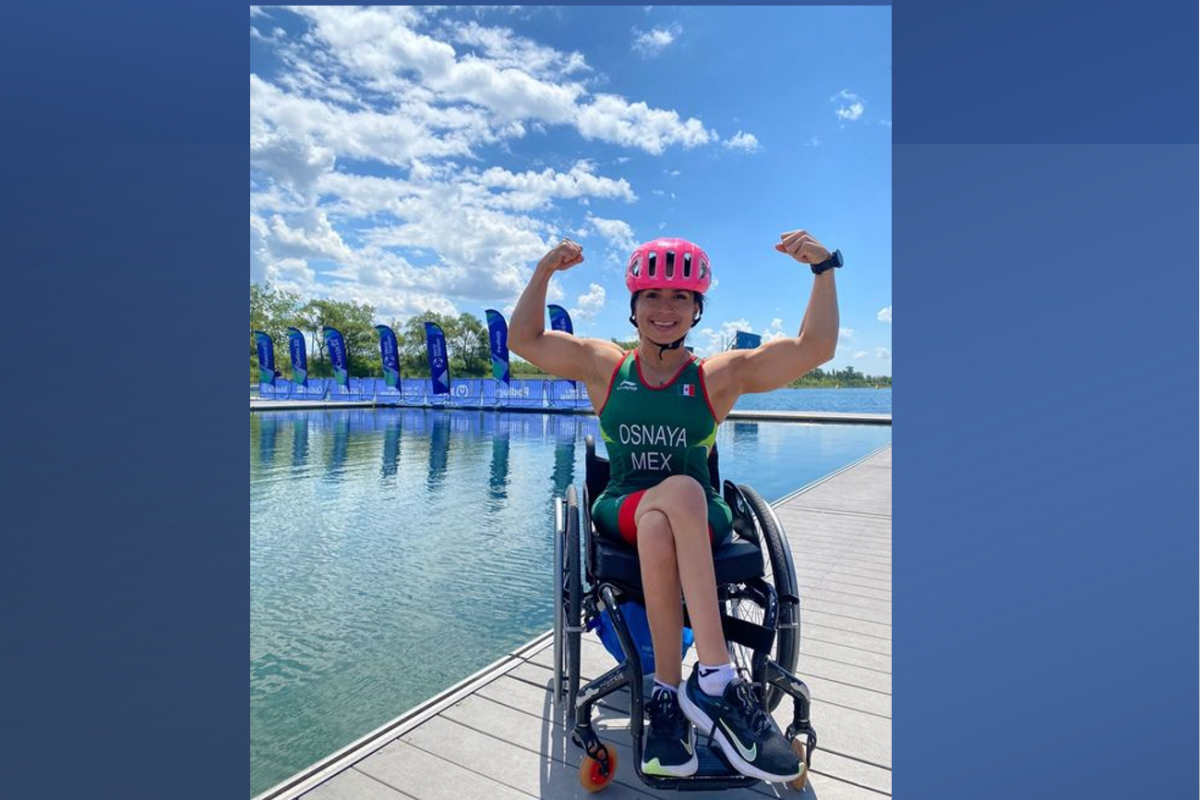 Ex alumna de la FCC, UANL, logra el quinto lugar en el 2022 World Triathlon Para Series Montreal.