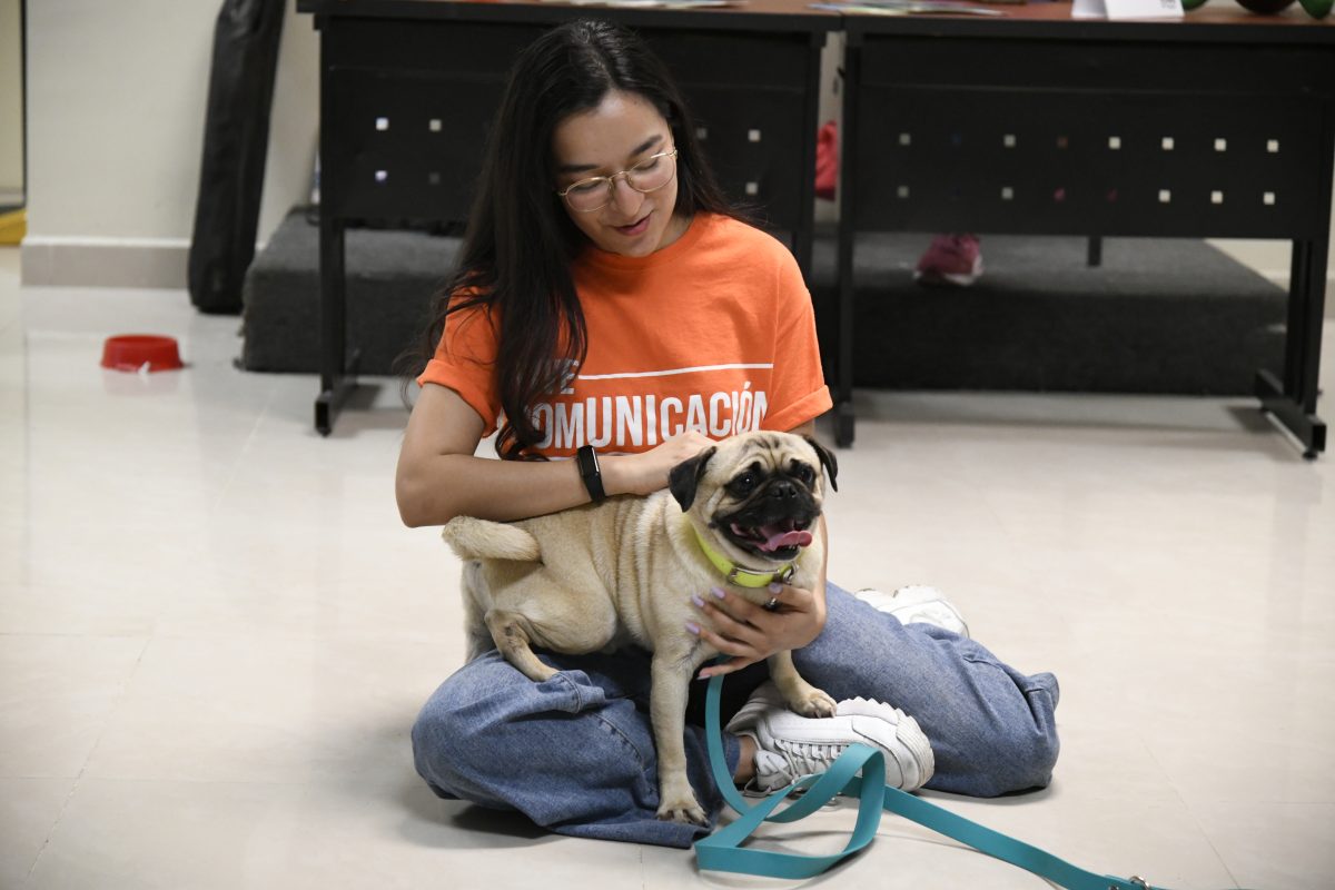 FCC recibe tiernos visitantes para concientizar a alumnos sobre el cuidado de mascotas