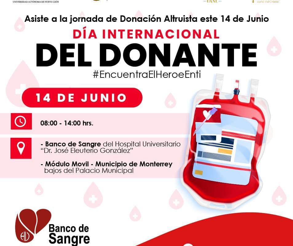 UANL TIENE JORNADAS DE DONACIÓN DE SANGRE