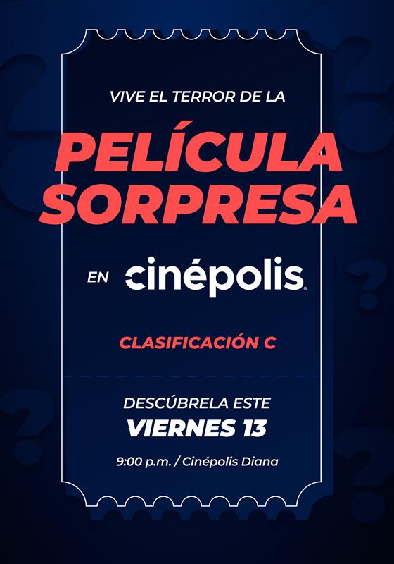Viernes 13 de terror en Cinépolis