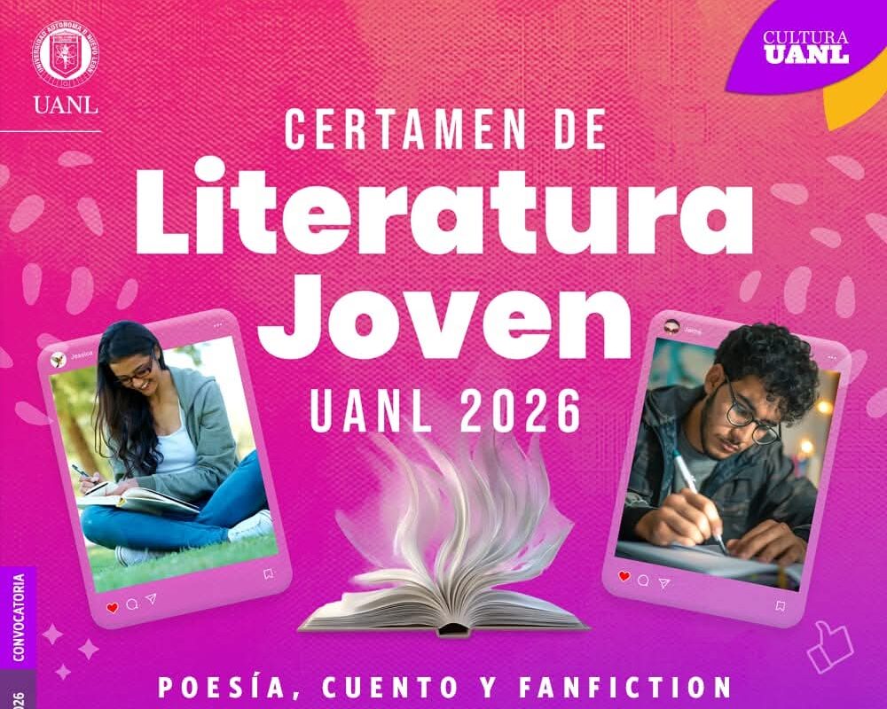 Inicia convocatoria para Certamen de Literatura Joven UANL 2026