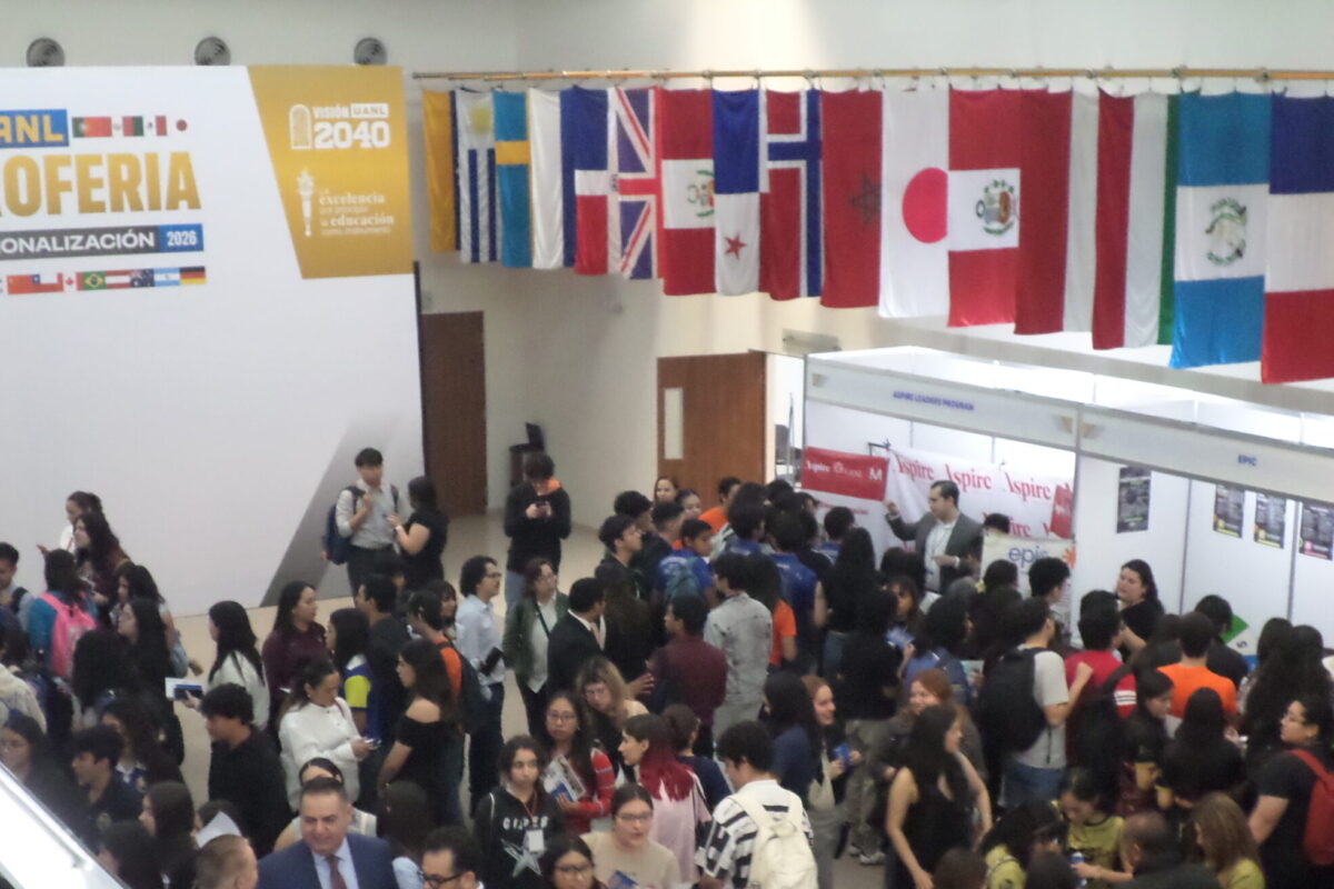 Impulsa Rector Santos Guzmán la proyección global de la UANL en la Macroferia de Internacionalización 2026
